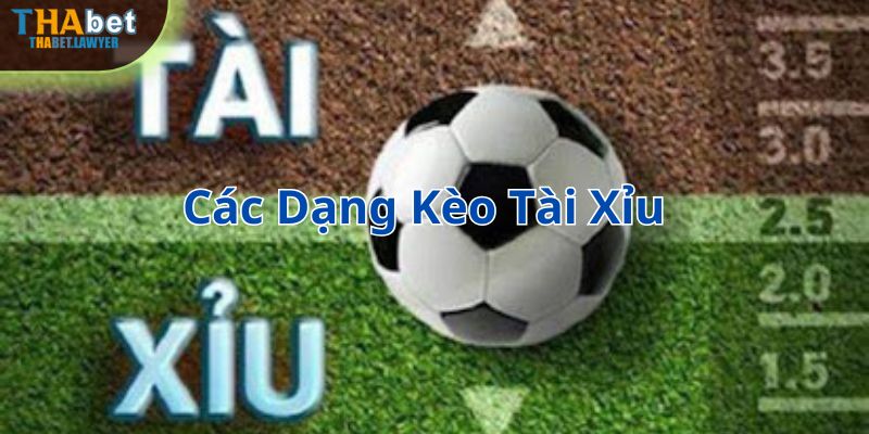 Các dạng kèo tài xỉu