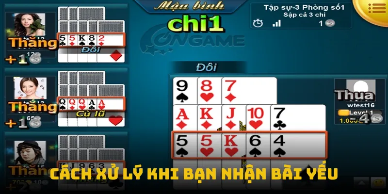 Cách xử lý khi bạn nhận bài yếu